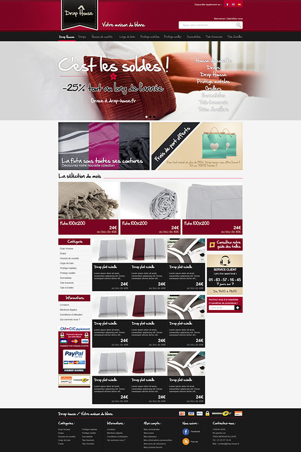 Drap House Homepage